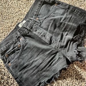 AGOLDE Parker cut off shorts